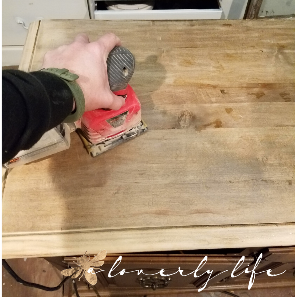 sanding, a loverly life, bold and beautiful transformation