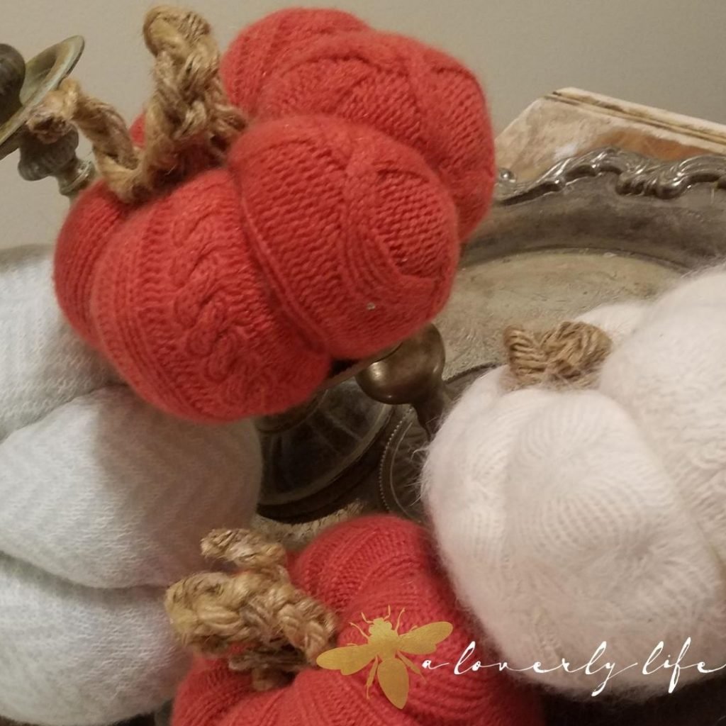 sweater pumpkins a loverly life DIY