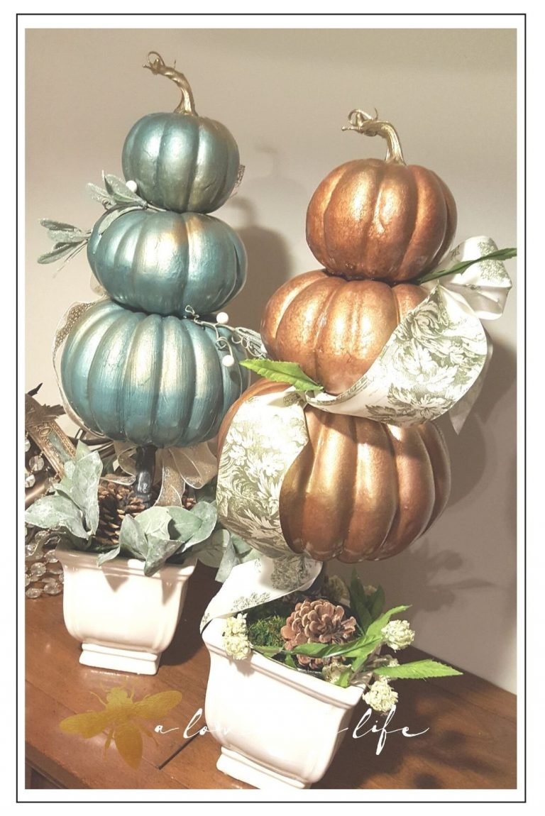 Fall DIY – Pumpkin Topiary