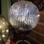 silver mercury glass orb