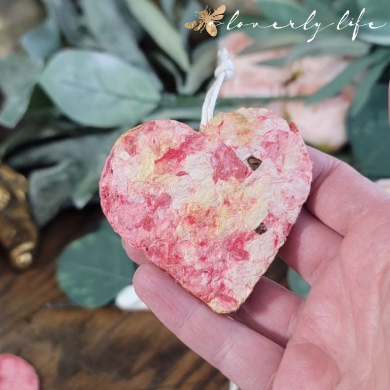 DIY Seed Paper Hearts