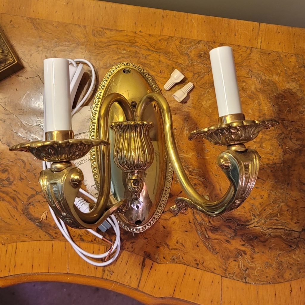 pair of antique sconces | a loverly life