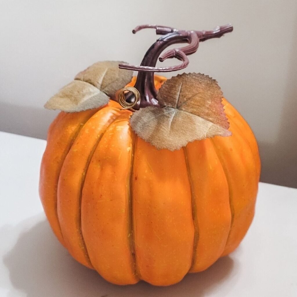 faux pumpkin