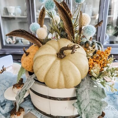 DIY Fabric Pumpkins | Farmhouse Style | Gathered in the Kitchen