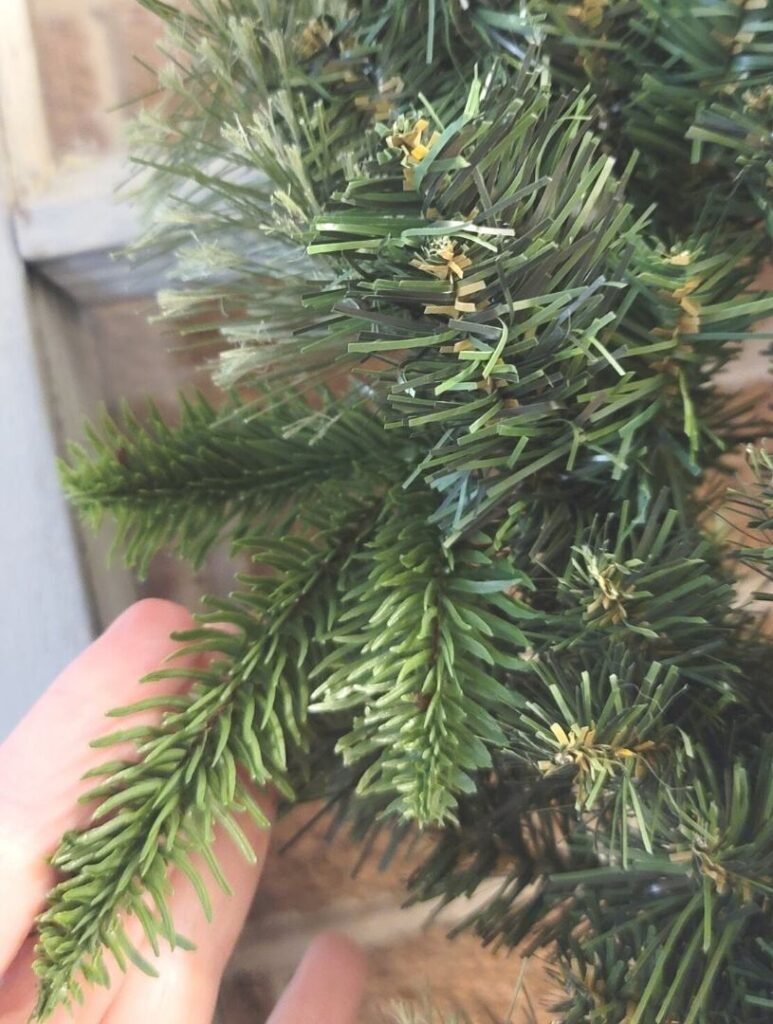 Christmas Wreath DIY - base wreath