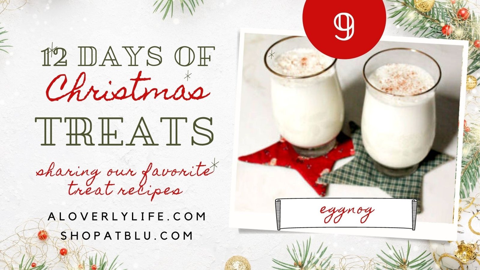 12 days of christmas treats chocolate eggnog recipe cookie exchange recipes