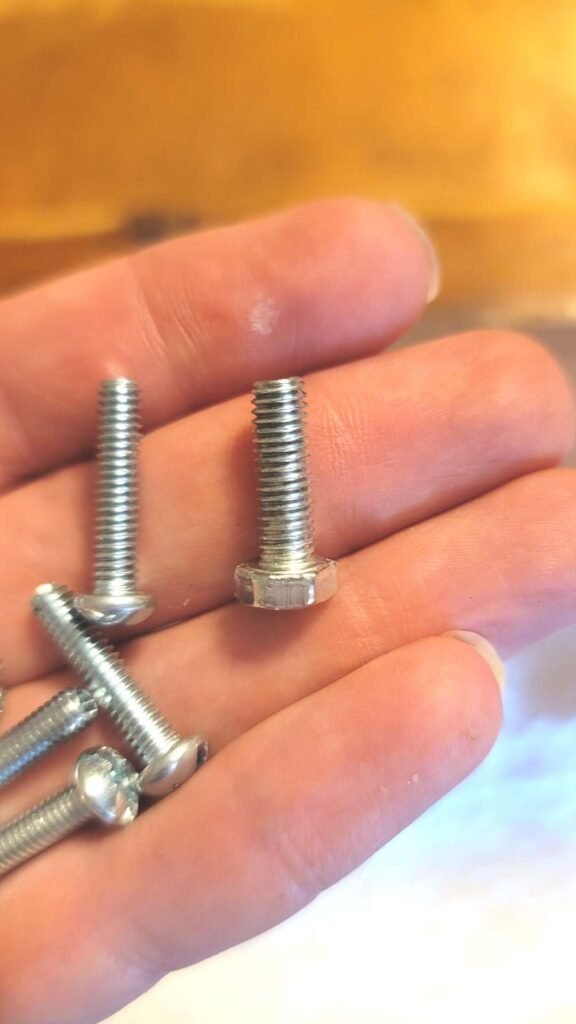 replacement machine screws for casters